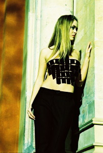 Fashion shopping Top in Schwarz und Designer-Rock